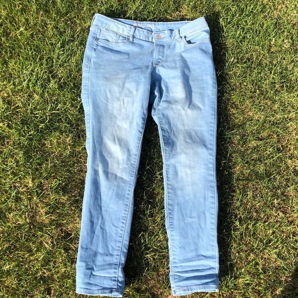 Rock star mid rise jeans